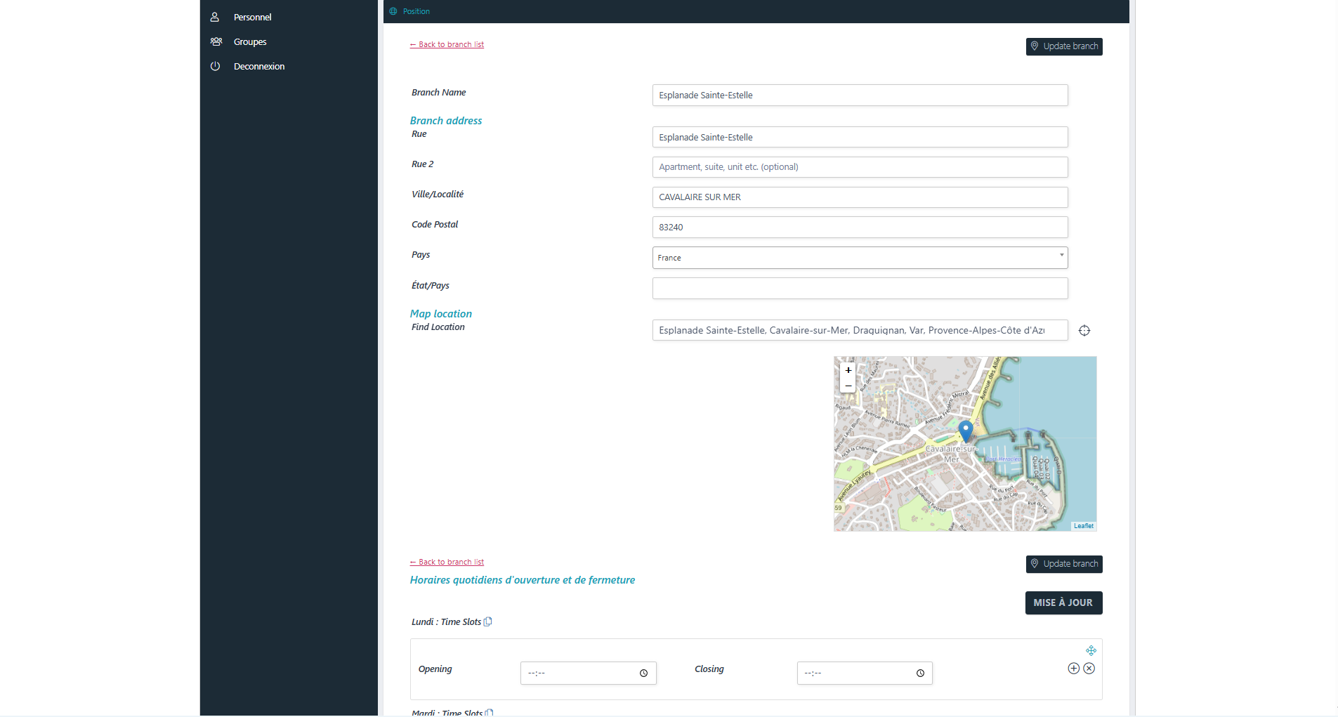 Addon WooCommerce WCFM Fand Pickup Points