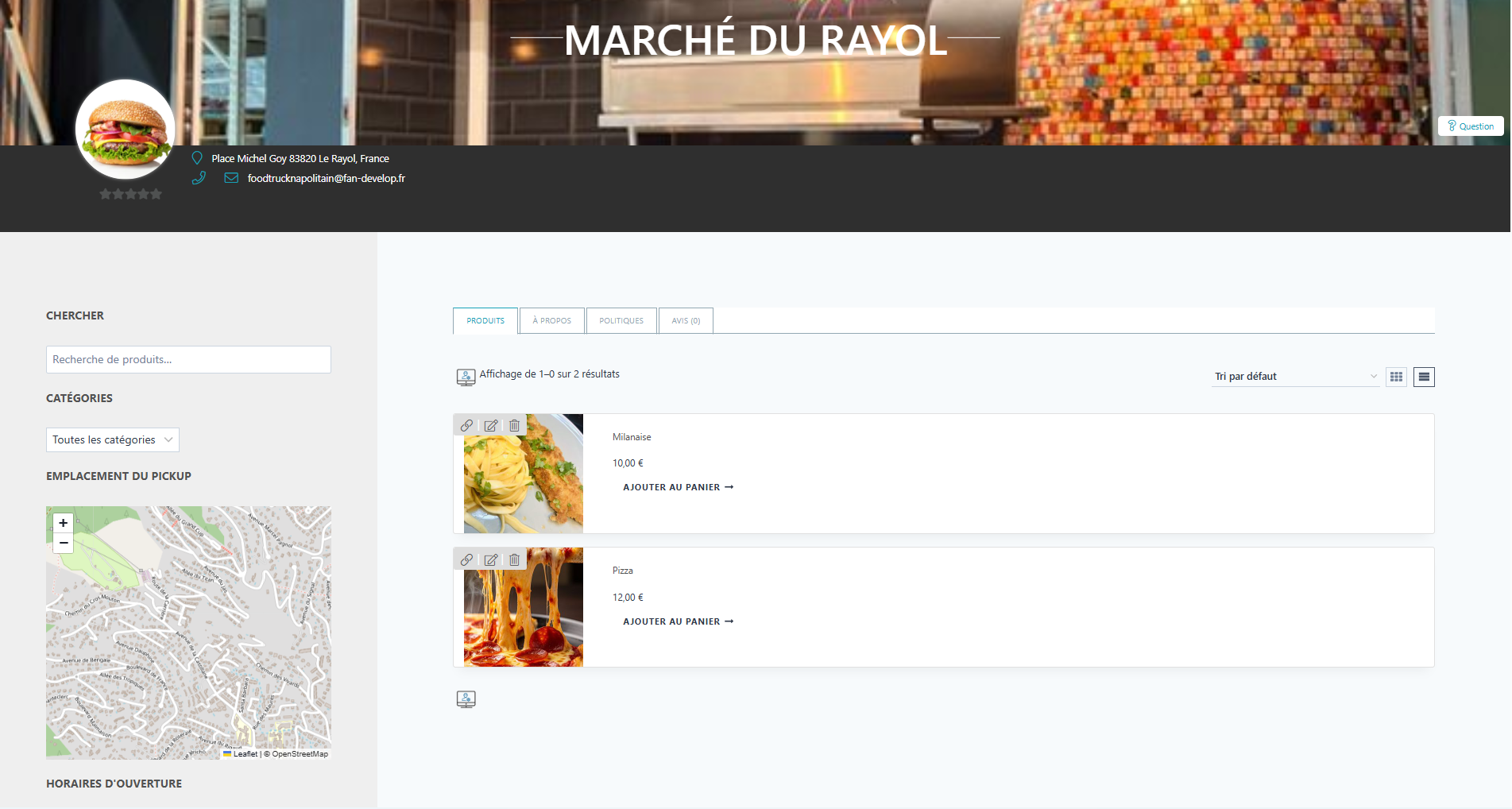 Addon WooCommerce WCFM Fand Pickup Points