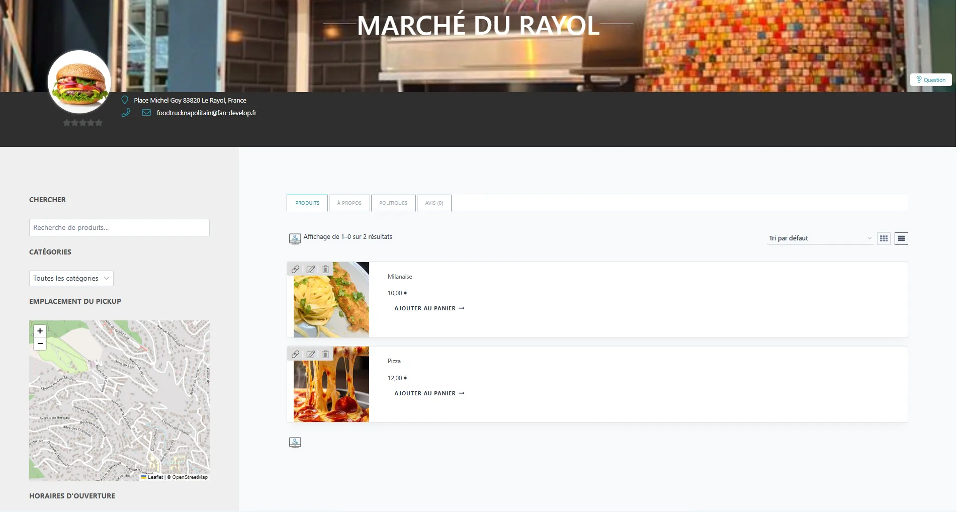 Addon WooCommerce WCFM Fand Pickup Points