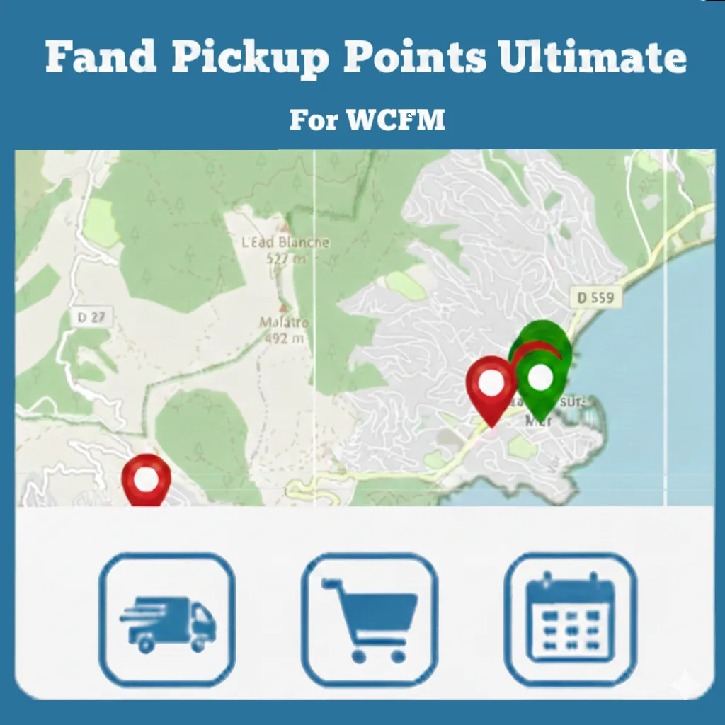Addon fand pickup points ultimat for WCFM